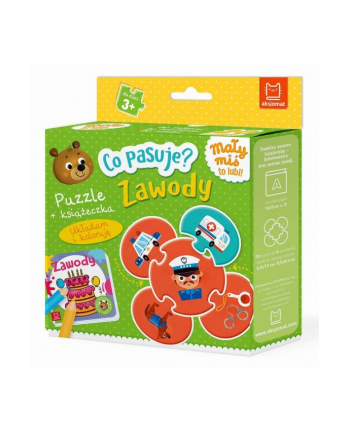 aksjomat Co pasuje? Zawody. Puzzle + książeczka nr 1