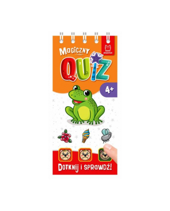 aksjomat Magiczny quiz z żabką. Dotknij i sprawdź. 4+