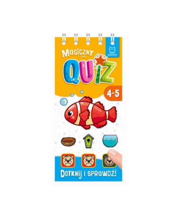 aksjomat Magiczny quiz z rybką. Dotknij i sprawdź. 4-5 lat