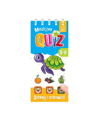 aksjomat Magiczny quiz z żółwikiem. Dotknij i sprawdź. 5-6 lat