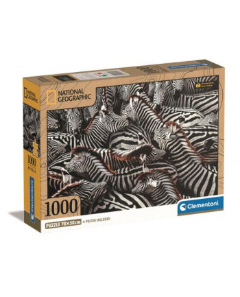 Clementoni Puzzle 1000el Compact National Geographic 39729
