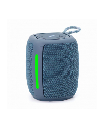 GEMBIRD Głośnik Bluetooth LED RMS 2x 5W niebieski