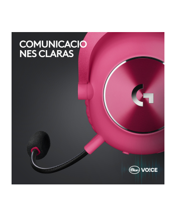 LOGITECH HEADSET - PRO X 2 LIGHTSPEED Wireless Gaming Headset - MAGENTA - 2.4GHZ - N/A - EMEA28-935