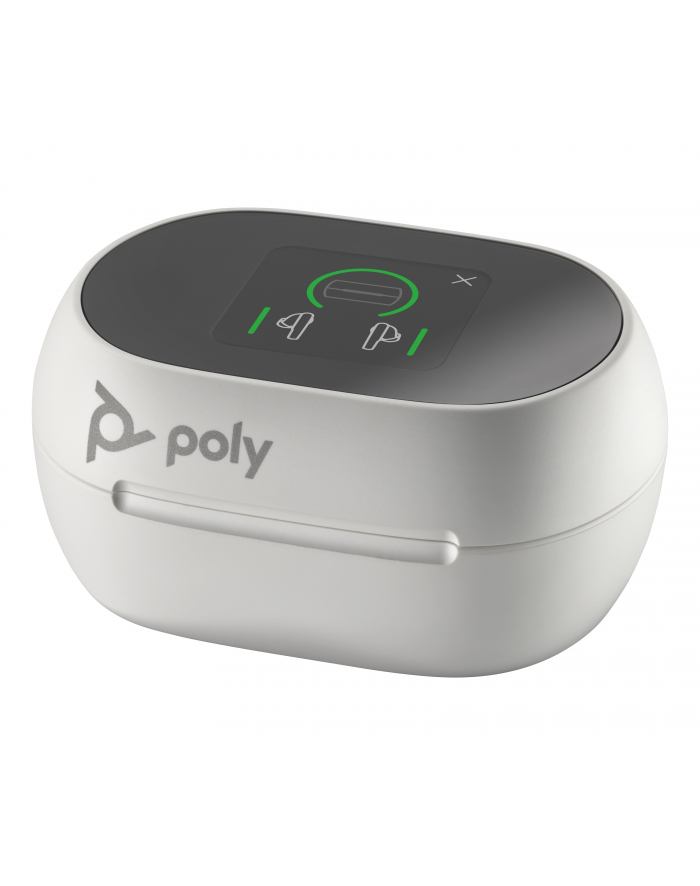 POLY VOYAGER FREE 60+ UC WITH TOUCHSCREEN CHARGE CASE USB-A BT700 WHITE główny