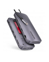 axagon HMC-12GM2 hub USB 12 in1 10Gbps, 3x USB-A, USB-C, HDMI, DP,  RJ-45, M.2, SD/mSD, audio, PD - nr 61