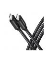 axagon BUCM2-CM10AB Kabel USB-C - USB-C, 1.0m 5A charging, ALU, 240W PD, oplot, USB2.0 - nr 34