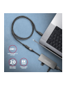 axagon BUCM32-CF05AB Kabel przedłużacz Gen2 USB-C - USB-C 0.5m, 5A, 20Gbps, PD 240W, oplot - nr 20