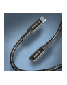 axagon BUCM32-CF10AB Kabel przedłużacz Gen2 USB-C - USB-C, 1m, 5A, 20Gbps, PD 240W, oplot - nr 31