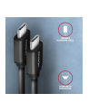 axagon BUCM-CM20TB Kabel Twister USB-C - USB-C, 1.1m USB2.0 3A ALU - nr 41