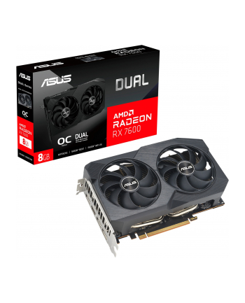 asus Karta graficzna Radeon RX 7600 V2 Dual OC 8GB GDDR6 128bit 3DP/HDMI