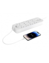 belkin Listwa przeciwprzepięciowa SurgePlus 8x schuko 1xUSB-A 1xUSB-C 900J 2m - nr 21