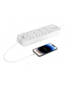 belkin Listwa przeciwprzepięciowa SurgePlus 8x schuko 1xUSB-A 1xUSB-C 900J 2m - nr 4