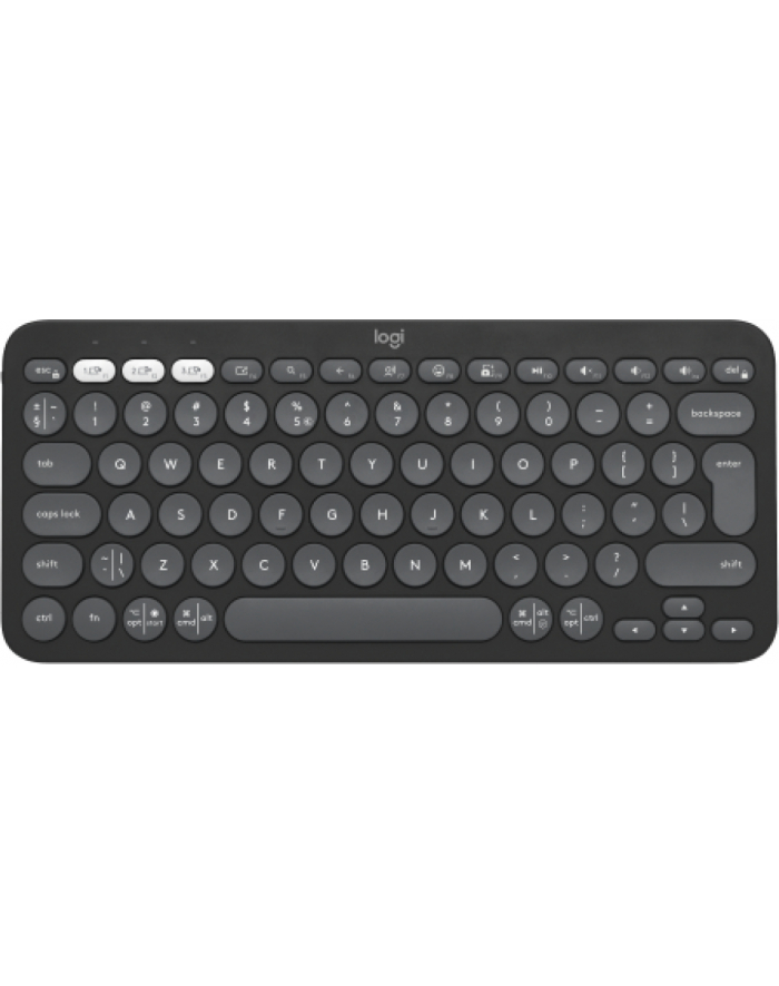 LOGITECH Pebble Keys 2 K380s - TONAL GRAPHITE - (US) INTL - BT - N/A - INTNL-973 - UNIVERSAL główny