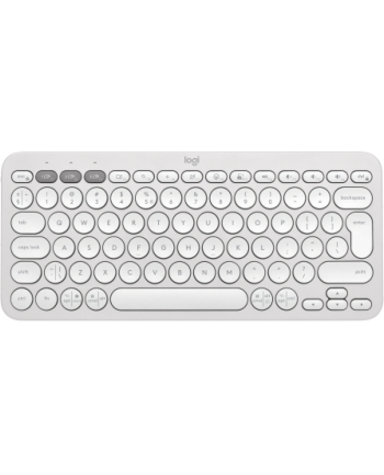 LOGITECH Pebble Keys 2 K380s - TONAL WHITE - (US) INTL - BT - N/A - INTNL-973 - UNIVERSAL