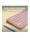 LOGITECH Pebble Keys 2 K380s - TONAL ROSE - (US) INTL - BT - N/A - INTNL-973 - UNIVERSAL - nr 14