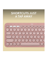 LOGITECH Pebble Keys 2 K380s - TONAL ROSE - (US) INTL - BT - N/A - INTNL-973 - UNIVERSAL - nr 16