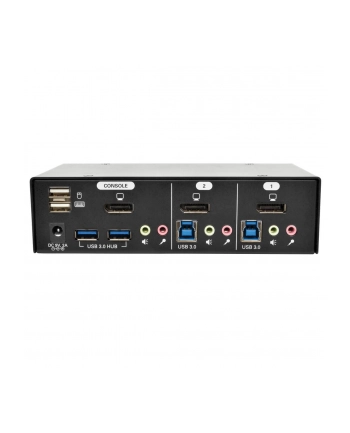 EATON TRIPPLITE 2-Port DisplayPort KVM Switch with Audio Cables and USB 3.0 SuperSpeed Hub