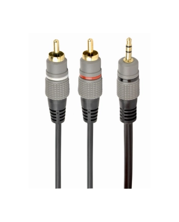GEMBIRD Kabel 3.5mm stereo - 2xRCA 1.5m pozłacane złącza nr 1