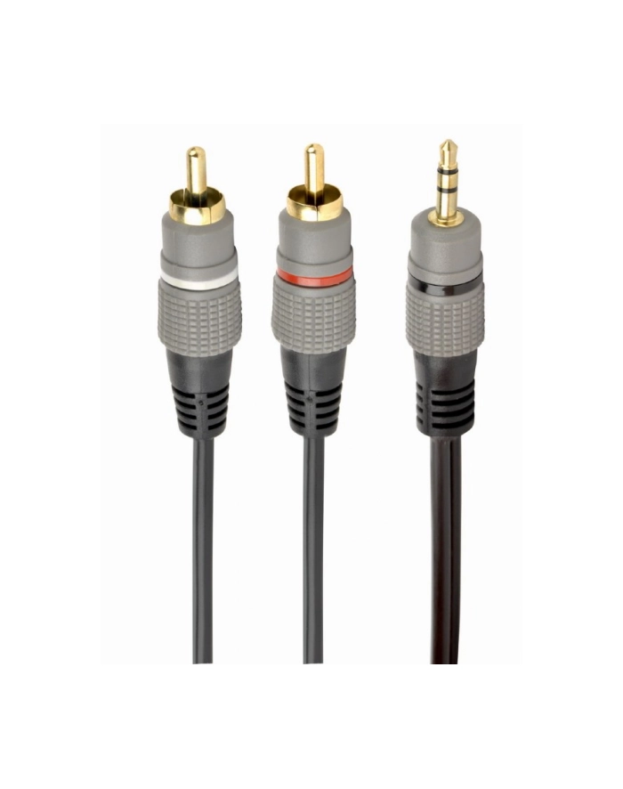 GEMBIRD Kabel 3.5mm stereo - 2xRCA 1.5m pozłacane złącza główny