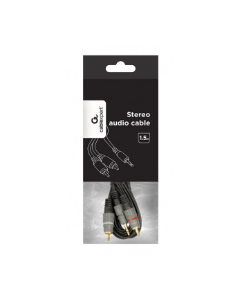 GEMBIRD Kabel 3.5mm stereo - 2xRCA 1.5m pozłacane złącza nr 2