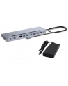 I-TEC USB-C Metal Ergonomic 4K 3x Display Docking Station with PD 100 W + i-tec Universal Charger 100W bundle - nr 2
