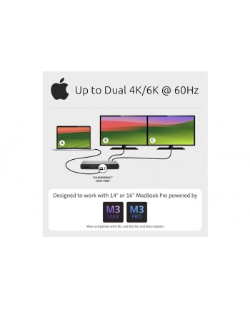 KENSINGTON SD5760T Thunderbolt 4 Dual 4K Docking Station