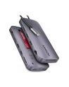 axagon HMC-12GM2 hub USB 12 in1 10Gbps, 3x USB-A, USB-C, HDMI, DP,  RJ-45, M.2, SD/mSD, audio, PD - nr 54