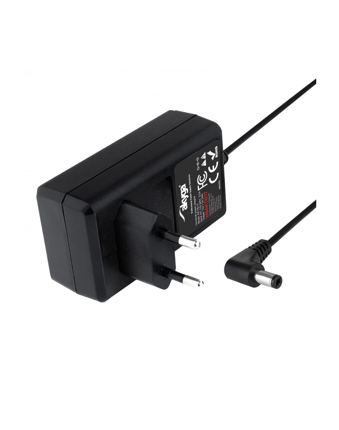 AKYGA Zasilacz impulsowy AK-TB-17 12V / 2A 24W 5.5 x 2.1 mm 1.4m główny