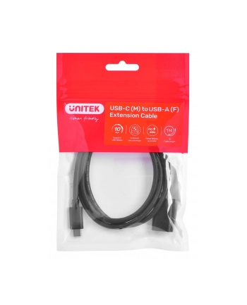 UNITEK KABEL ADAPTER USB-C-USB-A,M/F 10GBPS 60W 1M nr 2