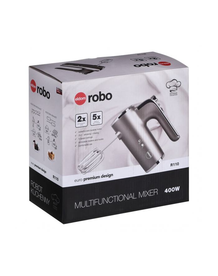 ELDOM ROBOT KUCHENNY ROBO, 400 W, PRZYCISK TURBO R główny