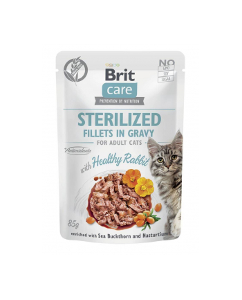 Brit Care Cat Sterilized Rabbit Pouch 85g