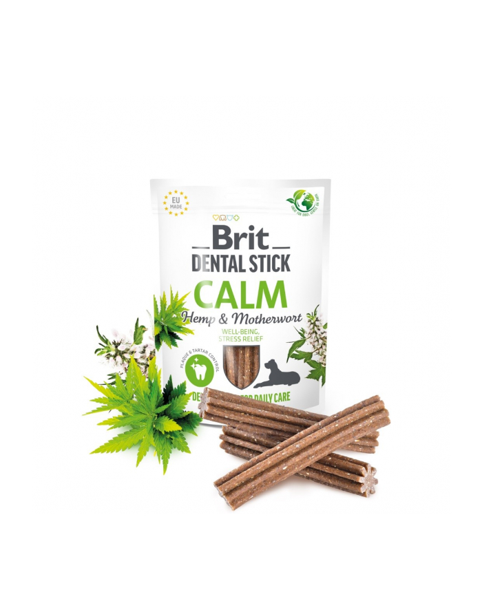 Brit Dental Stick Calm Hemp 'amp; Materwort 251g główny