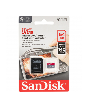 SANDISK ULTRA microSDXC 64GB + adapter