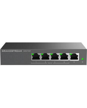 Grandstream GWN 7700P 5xGbE, 4xPOE, niezarządzalny switch