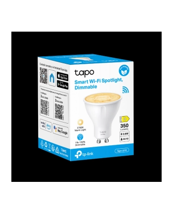 ŻARÓWKA TP-Link Tapo L610 Smart Wi-Fi, 350 lm, barwa 2700 K, ściemniane światło, GU10