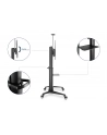 digitus Stojak mobilny pojedynczy z półką i uchwytem na kamerę, 1xLCD max. 120' max. 140kg, VESA max. 1000x600 - nr 15
