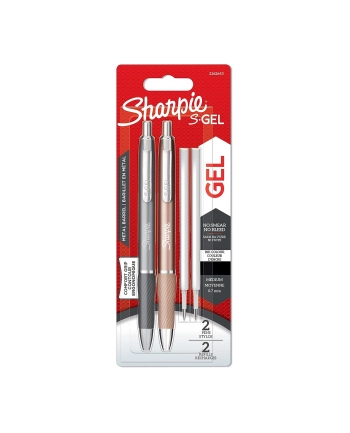 Sharpie S GEL METAL ASST 07 BLK BL2+2 REF PE nr 2