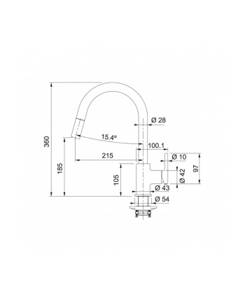 Franke Lina Pull-Out Cappuccino (1150626084)