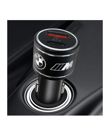 bmw Ładowarka samochodowa 20W PD-QC 3.0 Fast Charging Czarna
