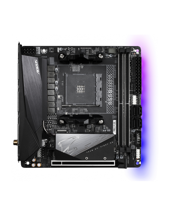 gigabyte Płyta główna B550I AORUS PRO AX AM4 2DDR4 HDMI/DP mITX główny