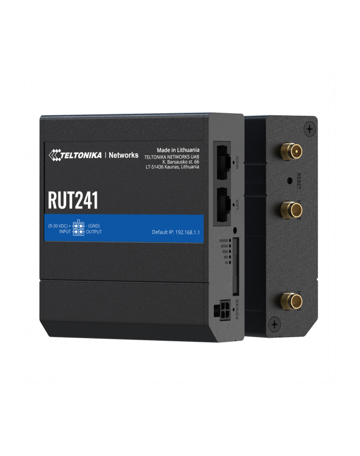teltonika Router LTE RUT241 (Cat 4), 2G, WiFi, Ethernet główny