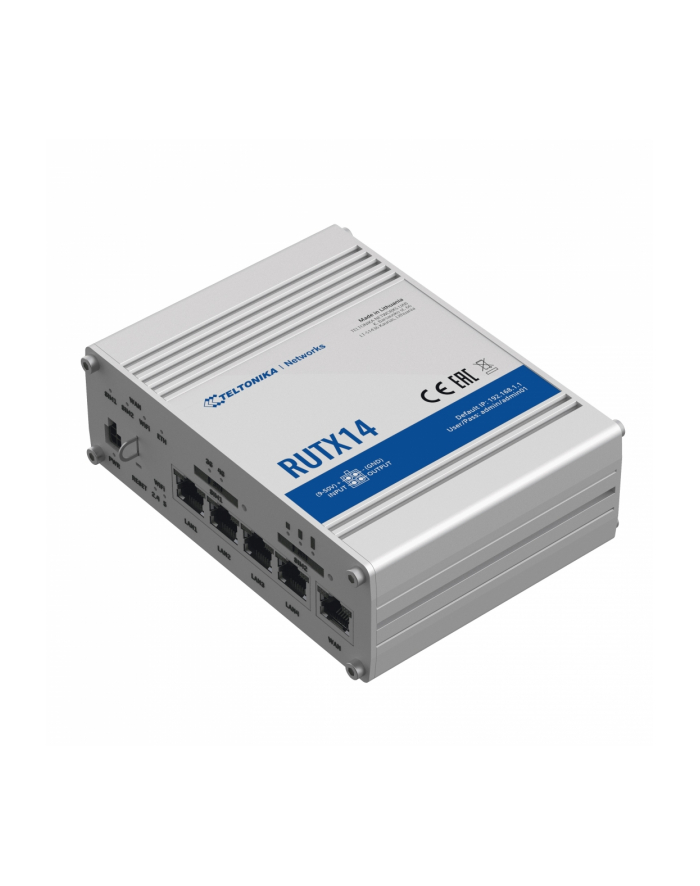 teltonika Router LTE RUTX14 (Cat12), WiFi, BLE, GNSS, Ethernet główny