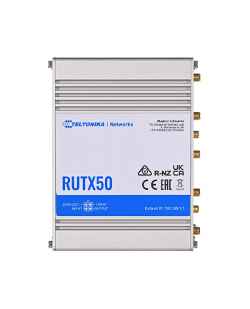 teltonika Router 5G RUTX50 Dual Sim, GNSS, WiFi, 4xLAN, USB2.0