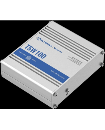 teltonika Przełącznik przemysłowy TSW100 4xPoE+, 5xGigabit nr 2