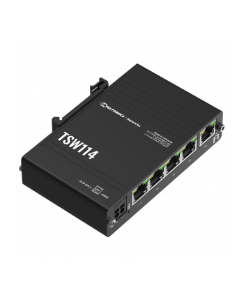 teltonika Przełącznik przemysłowy TSW114 5xGbE Zintegrowany uchwyt DIN nr 2