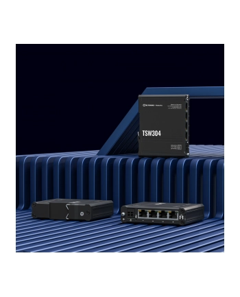 teltonika Przełącznik przemysłowy TSW304 4xRJ45 10/100/1000 Mbps