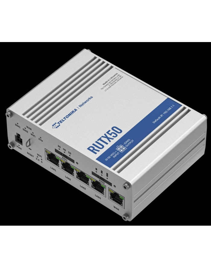 teltonika Router 5G RUTX50 Dual Sim, GNSS, WiFi, 4xLAN, USB2.0 główny