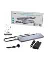 Stacja dokująca USB-C Metal Ergonomic 4K 3x Display Docking Station PD 100W + i-tec Universal Charger 100W (bundle) - nr 13