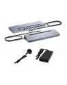 Stacja dokująca USB-C Metal Ergonomic 4K 3x Display Docking Station PD 100W + i-tec Universal Charger 100W (bundle) - nr 14