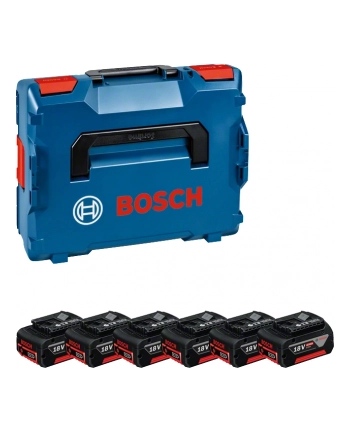 bosch powertools Bosch 6 X GBA 18V 4.0AH PROFESSIONAL, battery (blue/Kolor: CZARNY) nr 2